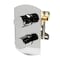 Alfi Brand Polished Chrome Round Knob 1 Way Thermostatic Shower Mixer AB3809-PC - alternate 4